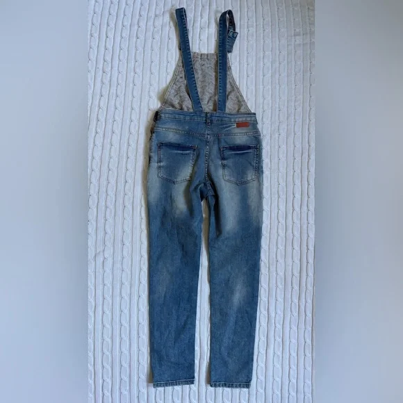 Zara Girl’s Denim Overalls NEW Size 11-12 Teens Cute Fall Outfit Jeans Pants - Picture 6 of 11